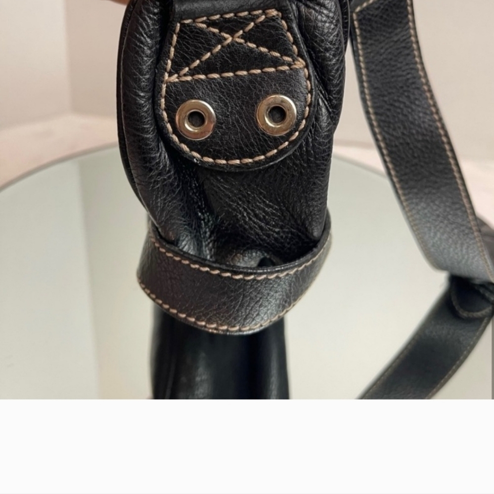 Gucci black leather 3 way belt bag Crossbody shoulder bag w/ COA, EUC - Picture 6 of 15